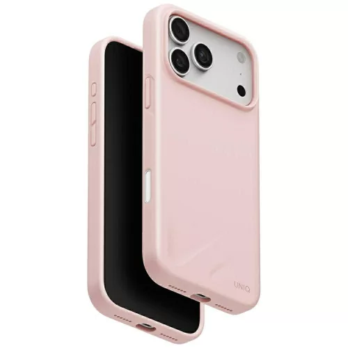 Uniq Lino MagClick Charging iPhone 18 Pro Max / 17 Pro Max tok, világos rózsaszín