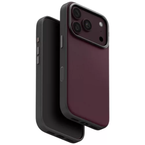 Uniq Lyden DS MagClick Charging iPhone 18 Pro / 17 Pro tok, bordó