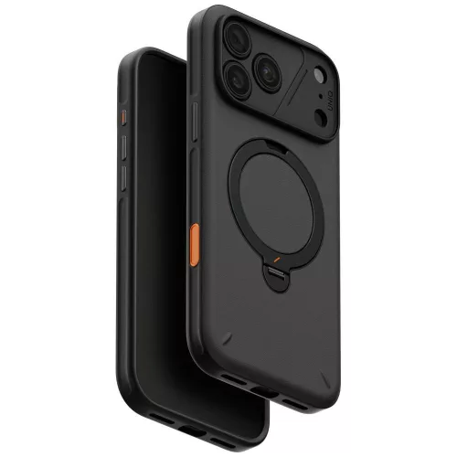 Uniq Elix 360 Rotating Kickst iPhone 18 Pro Max / 17 Pro Max tok, szürke