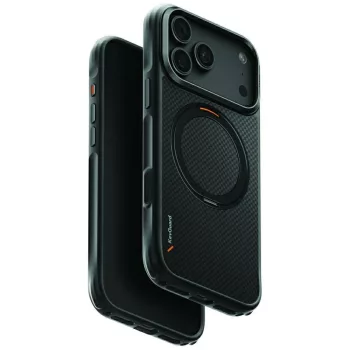   Uniq Keva Mov MagClick Charging iPhone 18 Pro Max / 17 Pro Max tok, fekete