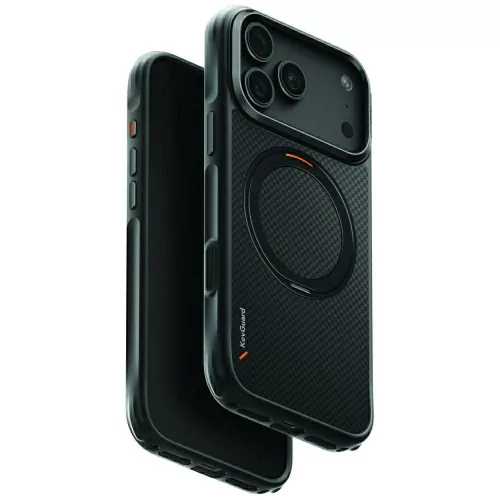 Uniq Keva Mov MagClick Charging iPhone 18 Pro Max / 17 Pro Max tok, fekete