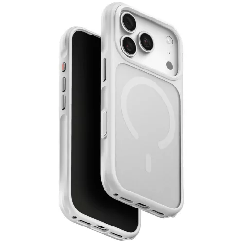 Uniq Veren MagClick Charging Chalk Frost iPhone 18 Pro / 17 Pro tok, fehér