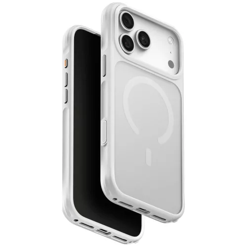 Uniq Veren MagClick Charging Chalk Frost iPhone 18 Pro Max / 17 Pro Max tok, fehér