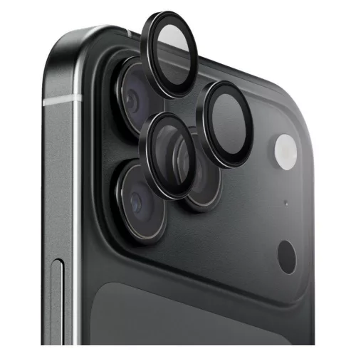 Uniq Optix AluGuard (DX2) Camera Lens Protector iPhone 18 Pro / 18 Pro Max kameravédő, fekete