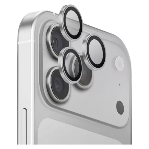 Uniq Optix AluGuard (DX2) Camera Lens Protector iPhone 18 Pro / 18 Pro Max kameravédő, ezüst