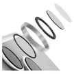 Uniq Optix AluGuard (DX2) Camera Lens Protector iPhone 18 Pro / 18 Pro Max kameravédő, ezüst