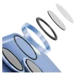 Uniq Optix AluGuard (DX2) Camera Lens Protector iPhone 18 Pro / 18 Pro Max kameravédő, kék