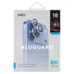 Uniq Optix AluGuard (DX2) Camera Lens Protector iPhone 18 Pro / 18 Pro Max kameravédő, kék