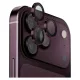 Uniq Optix AluGuard (DX2) Camera Lens Protector iPhone 18 Pro / 18 Pro Max kameravédő, bordó