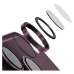 Uniq Optix AluGuard (DX2) Camera Lens Protector iPhone 18 Pro / 18 Pro Max kameravédő, bordó