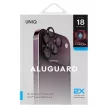 Uniq Optix AluGuard (DX2) Camera Lens Protector iPhone 18 Pro / 18 Pro Max kameravédő, bordó
