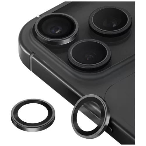 Uniq Optix Prime Camera Lens Protector iPhone 18 Pro / 18 Pro Max kameravédő, grafitszürke