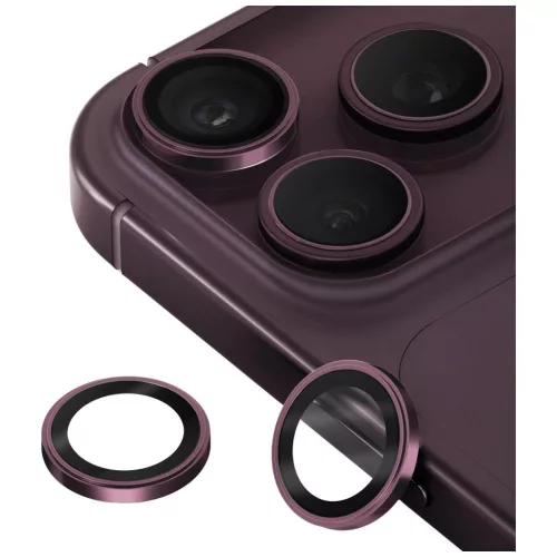 Uniq Optix Prime Camera Lens Protector iPhone 18 Pro / 18 Pro Max kameravédő, bordó
