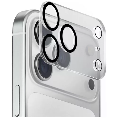 Camera Lens Protector Uniq Optix Clearshield Frameguard iPhone 18 Pro kameravédő applikátorral, átlátszó