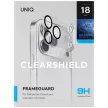 Camera Lens Protector Uniq Optix Clearshield Frameguard iPhone 18 Pro kameravédő applikátorral, átlátszó