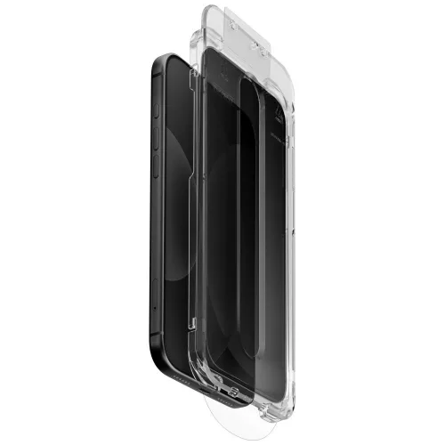 Uniq Privacy glass Optix SwiftFit Privacy DX2 iPhone 18 Pro betekintésvédő üvegfólia applikátorral
