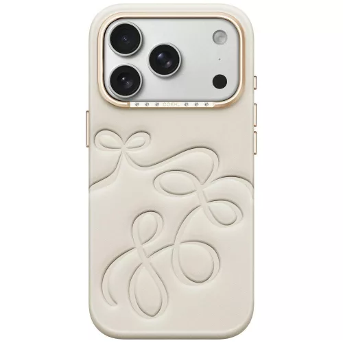 Uniq Coehl Cloude Magnetic Charging iPhone 18 Pro / 17 Pro tok, bézs