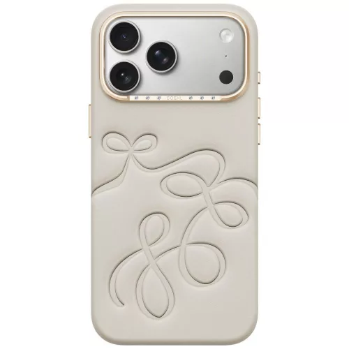 Uniq Coehl Cloude Magnetic Charging iPhone 18 Pro Max / 17 Pro Max tok, bézs