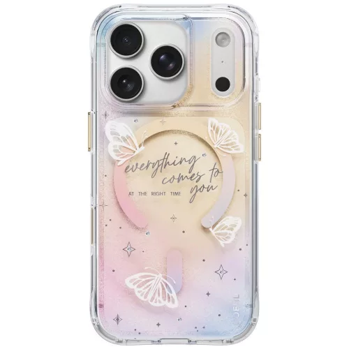 Uniq Coehl Ellie Magnetic Charging Prism Bloom iPhone 18 Pro / 17 Pro tok, színes