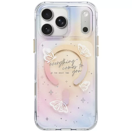 Uniq Coehl Ellie Magnetic Charging Prism Bloom iPhone 18 Pro Max / 17 Pro Max tok, színes