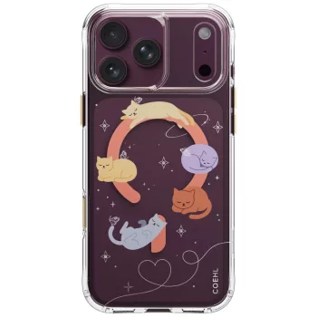   Uniq Coehl Elysie Magnetic Charging Whiskered Dreams iPhone 18 Pro Max / 17 Pro Max tok, mintás
