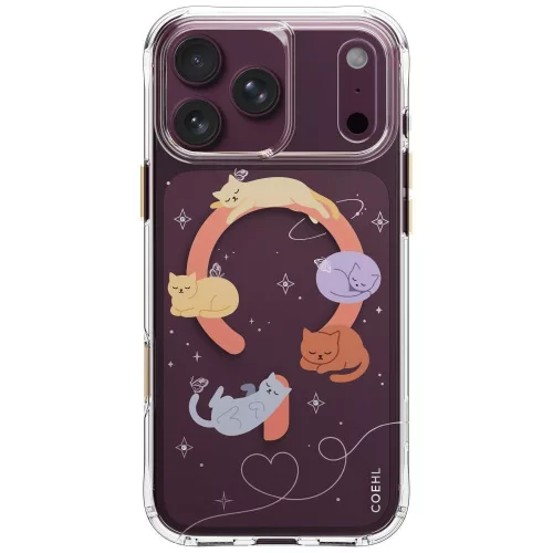 Uniq Coehl Elysie Magnetic Charging Whiskered Dreams iPhone 18 Pro Max / 17 Pro Max tok, mintás