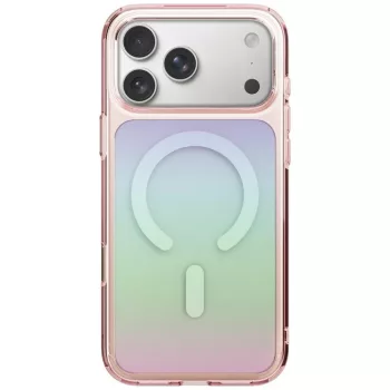   Uniq Coehl Estelle Magnetic Charging iPhone 18 Pro / 17 Pro tok, rózsaszín