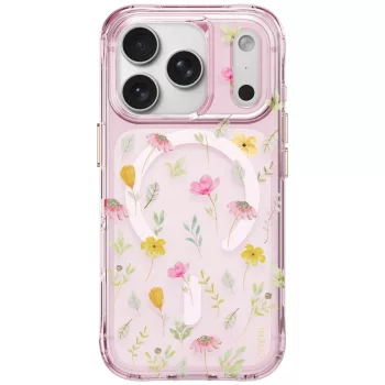   Uniq Coehl Evie Magnetic Charging iPhone 18 Pro / 17 Pro tok, rózsaszín