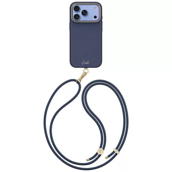   Uniq Coehl Mirelle Magnetic Charging noble iPhone 18 Pro / 17 Pro tok, kék