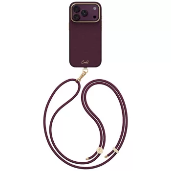  Uniq Coehl Mirelle Magnetic Charging iPhone 18 Pro / 17 Pro tok, bordó