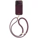 Uniq Coehl Mirelle Magnetic Charging iPhone 18 Pro / 17 Pro tok, bordó