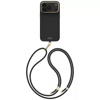   Uniq Coehl Mirelle Magnetic Charging iPhone 18 Pro Max / 17 Pro Max tok, fekete