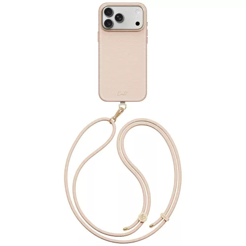 Uniq Coehl Mirelle Magnetic Charging iPhone 18 Pro Max / 17 Pro Max tok, rózsaszín