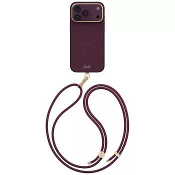   Uniq Coehl Mirelle Magnetic Charging iPhone 18 Pro Max / 17 Pro Max tok, bordó