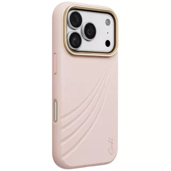   Uniq Coehl Serina Magnetic Charging iPhone 18 Pro / 17 Pro tok, rózsaszín