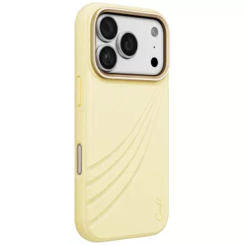   Uniq Coehl Serina Magnetic Charging iPhone 18 Pro / 17 Pro tok, sárga
