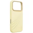 Uniq Coehl Serina Magnetic Charging iPhone 18 Pro / 17 Pro tok, sárga