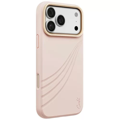 Uniq Coehl Serina Magnetic Charging iPhone 18 Pro Max / 17 Pro Max tok, rózsaszín