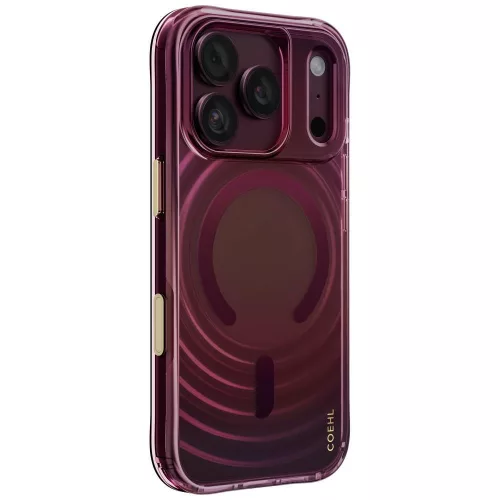 Uniq Coehl Vela Magnetic Charging iPhone 18 Pro / 17 Pro tok, bordó