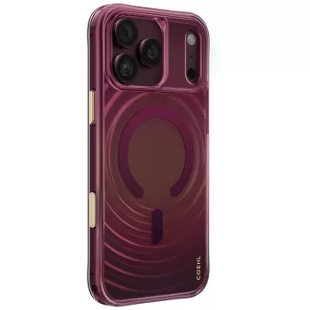   Uniq Coehl Vela Magnetic Charging iPhone 18 Pro Max / 17 Pro Max tok, bordó