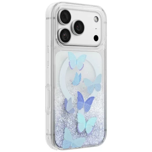 Uniq Coehl Aria Magnetic Charging iPhone 18 Pro / 17 Pro tok, kék