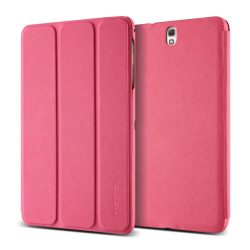   VRS Design (VERUS) Galaxy Tab PRO 8.4 Saffiano K1 mágneses oldalra nyíló tok, rózsaszín