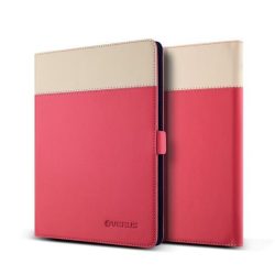   VRS Design (VERUS) Galaxy TabS 10.5 Crayon Two-Tone Diary Case oldalra nyíló bőr tok, rózsaszín-bézs