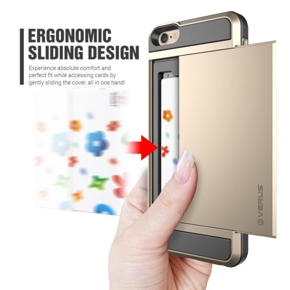 VRS Design (VERUS) iPhone 6 Plus/6S Plus Damda Slide hátlap, tok, arany