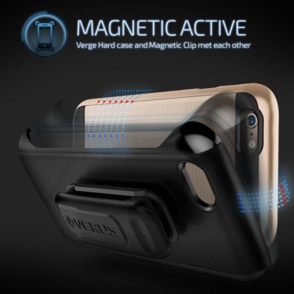 VRS Design (VERUS) iPhone 6/6S Verge Magnetic ACTIVE hátlap, tok, arany