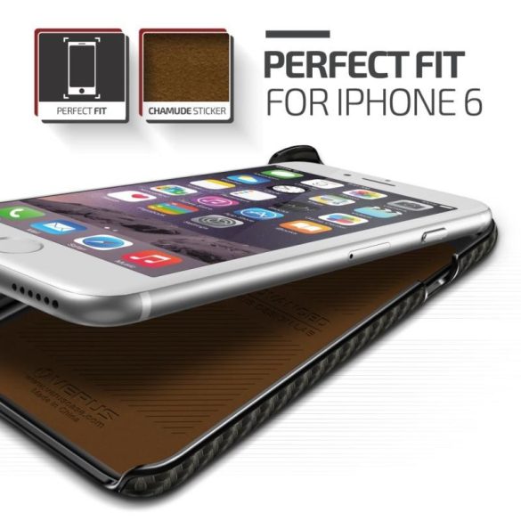 VRS Design (VERUS) iPhone 6 Plus/6S Plus Carbon Stick hátlap, tok, titanium