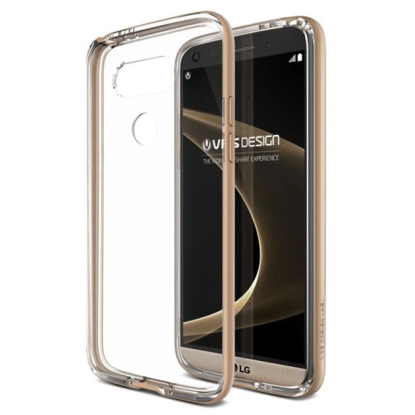 VRS Design (VERUS) LG G5 Crystal Bumper hátlap, tok, arany