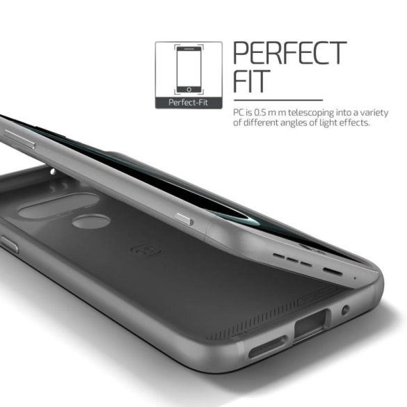 VRS Design (VERUS) LG G5 Single Fit hátlap, tok, sötétszürke