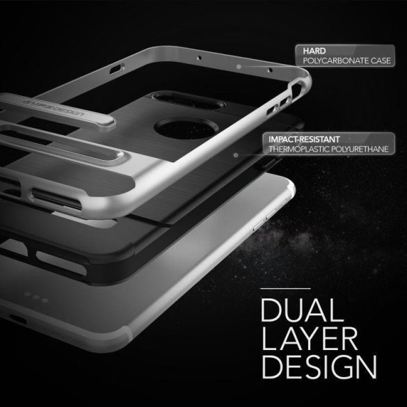 VRS Design (VERUS) iPhone 7 Plus High Pro Shield hátlap, tok, ezüst