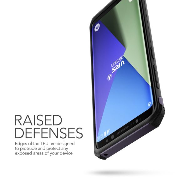 VRS Design (VERUS) Samsung Galaxy S8 Plus Terra Guard hátlap, tok, orchidszürke